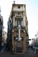 La maison de Pierre Puget, Marseille, angle de la rue de Rome et de la rue de la Palud.