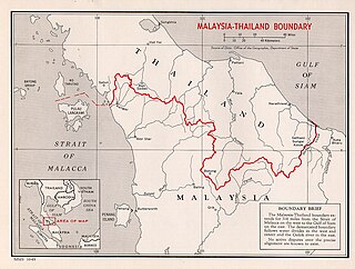 Malaysia–Thailand border International border