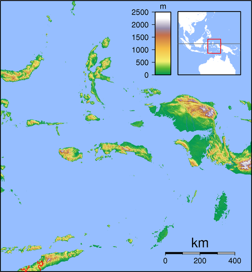 Tidore is located in Maluku