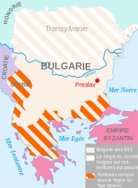 Map Bulgaria Simeon-fr.svg