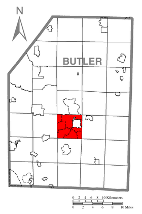 Localização de Butler Township