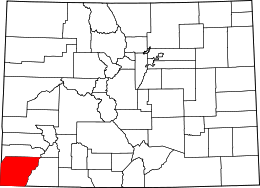 Contea di Montezuma – Mappa