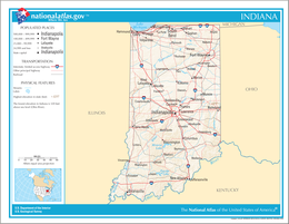 Indiana – Mappa