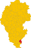 Map of comune of Albettone (province of Vicenza, region Veneto, Italy).svg