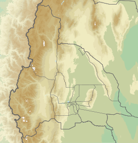Sierra del Total localizado na província de San Juan
