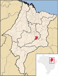 São Domingos do Maranhão – Mappa