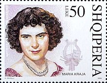 Kraja on a 2004 stamp of Albania