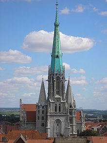 Gotische Marienkirche in Mühlhausen