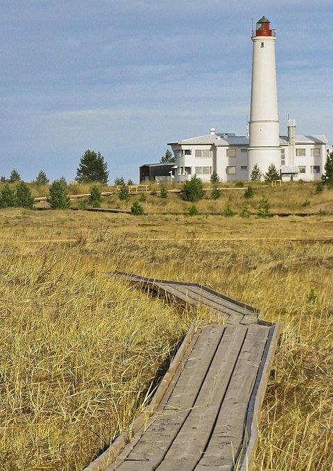 Marjaniemi Lighthouse, the 19th-century lighthouse in the Hailuoto island, neighbouring municipality of Oulu, Finland