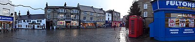 Thumbnail for File:Market Street panorama, Otley (30th December 2013).JPG