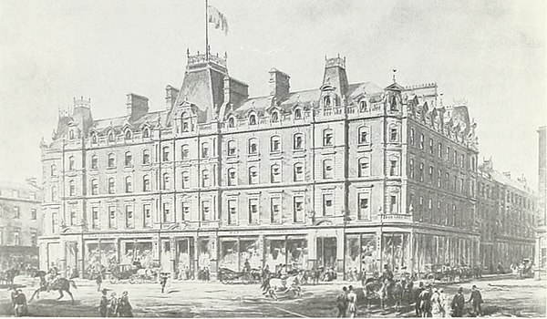 Marshall & Snelgrove's department store building of 1870.