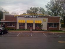 A McDonald's in Shenango Township, Pennsylvania just outside of New Castle was rebuilt in 2007 with the new "Forever Young" look.