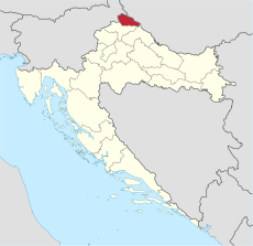 Međimurska županija in Croatia.svg