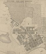Map of Melbourne, 1885