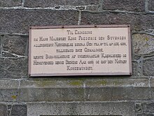 The Kongemindet plaque.