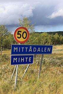 Mittådalen sami village in Härjedalen, Sweden