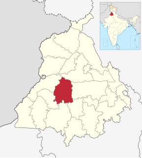 Moga district District in Punjab, India