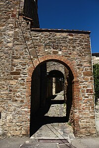 Porte en arc en plein cintre