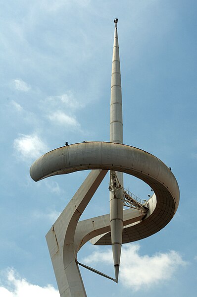 File:Montjuic communications tower, August 2014 (14).jpg