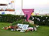 Monument against homophobia in Sitges and memorial for Orlando shooting victims, Sitges, Spain.jpg