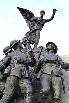 The Sherbrooke War Memorial by George William Hill is a cenotaph erected in 1926 to commemorate the soldiers who were killed during World War I.[36] This piece of cultural heritage has become emblematic of the City of Sherbrooke.[citation needed]