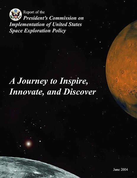Cover page of report of Aldridge Commission, Report of the President's Commission on Implementation of United States Space Exploration Policy, 2004