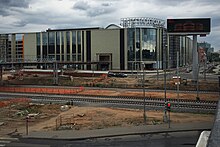 Moscow, construction of Metropolis mall (31095313820).jpg