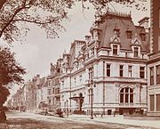 La casa dels Astor al número 841 de la Cinquena Avinguda, a Manhattan el 1895