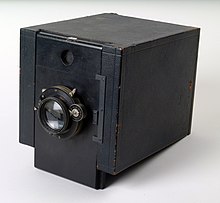 Camera used for taking mug shots at Alcatraz Federal Penitentiary, California, US Mug shot camera, Alcatraz.jpg