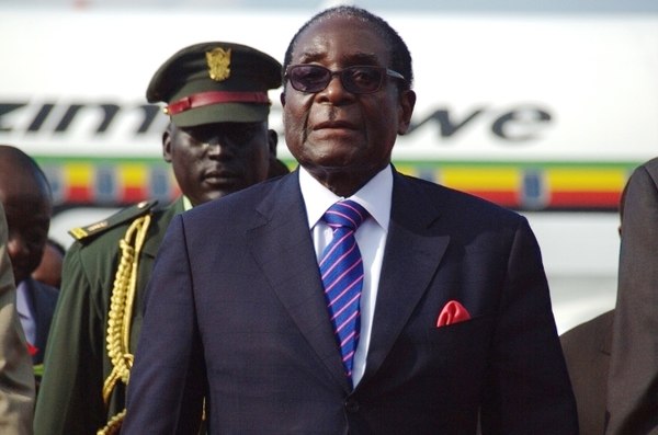 Zimbabwean President Robert Mugabe attending the Independence Day celebrations in South Sudan in July 2011.