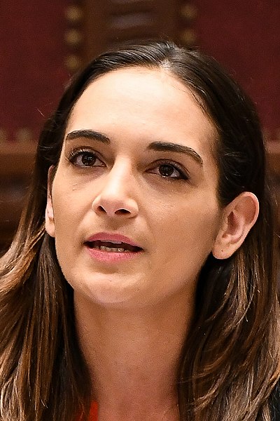 File:NY State Senator Julia Salazar during Senate Session at the NY State Capitol, Albany NY (cropped).jpg