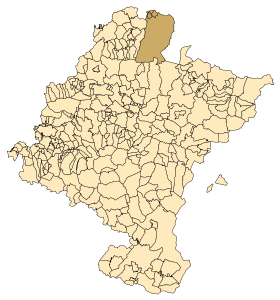 Navarra - Mapa municipal Zonificacion 2000 Baztan.svg