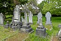 Graves in Margravine Cemetery.