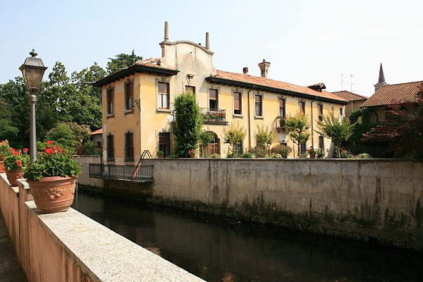 The Olona river in Nerviano