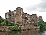 Überreste von Newark Castle