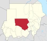 Розташування регіону на мапі Судану