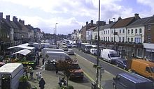 Northallerton High Street on market day