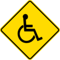 Disabled crossing