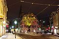 Deutsch: Oberlinden mit der Linde dem Brunnen und dem Münsterturm