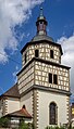 Oberstenfeld - Ortskern - Dorfkirche - Turm - Ansicht von SO