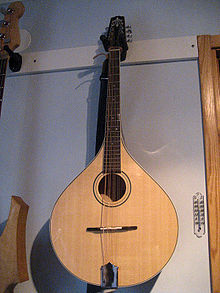 A flatback octave mandolin