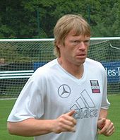 Oliver Kahn, the only goalkeeper to win the FIFA World Cup Golden Ball award. Oliver Kahn 06-2004.jpg