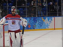 Ondřej Pavelec 2014 Winter Olympics.jpg