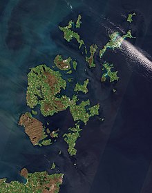 Satellite image taken by Sentinel-2