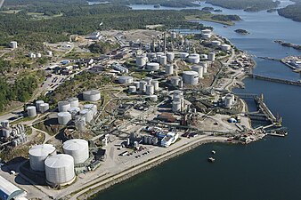Raffinaderiet i Nynäshamn