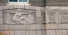 Pacific Telephone and Telegraph Building, Longview, Pac Tel Building detail - Longview Washington.jpg