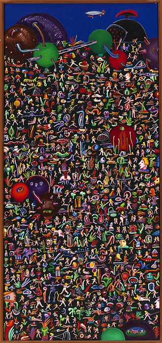 Abundance, 1976, oil on canvas, 52" x 24" Painting from 1970s Abundance.jpg