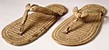 Altägyptische Sandalen aus Papyros-Stroh, ca. 1500 v. Chr.