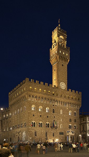 File:Palazzo Vecchio Florence night.jpg
