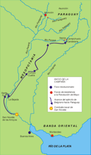 Miniatura para Expedición de Belgrano al Paraguay